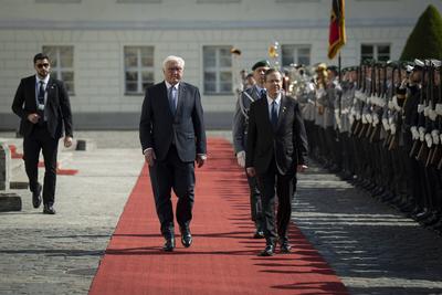 Staatsbesuch, Bundespr?sident, Pr?sident, Israel, Isaac Herzog-stock-foto