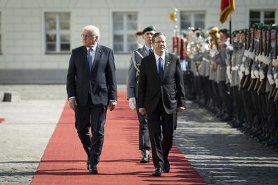 Staatsbesuch, Bundespr?sident, Pr?sident, Israel, Isaac Herzog-stock-foto