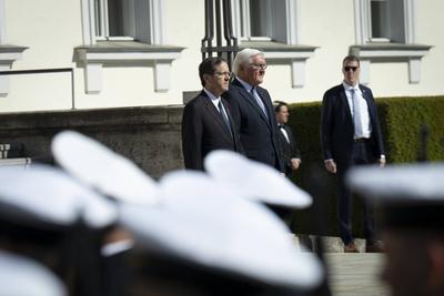 Staatsbesuch, Bundespr?sident, Pr?sident, Israel, Isaac Herzog-stock-foto