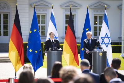 Staatsbesuch, Bundespr?sident, Pr?sident, Israel, Isaac Herzog-stock-foto