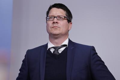 Deutschland, Berlin, Pressekonferenz: AfD-Fraktion im Th?ringer Landtag, Verfassungswidrige Beobachtung von Landtagsabge-stock-foto