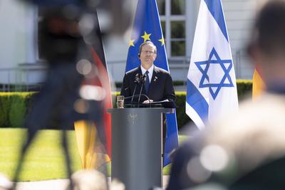 Staatsbesuch, Bundespr?sident, Pr?sident, Israel, Isaac Herzog-stock-foto