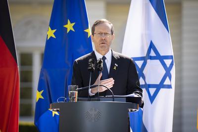 Staatsbesuch, Bundespr?sident, Pr?sident, Israel, Isaac Herzog-stock-foto