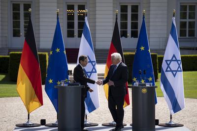 Staatsbesuch, Bundespr?sident, Pr?sident, Israel, Isaac Herzog-stock-foto