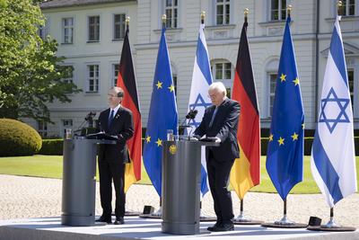 Staatsbesuch, Bundespr?sident, Pr?sident, Israel, Isaac Herzog-stock-foto