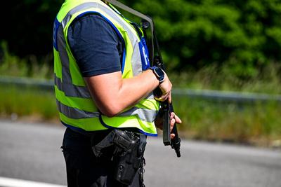Grenzkontrollen Bundespolizei - Grenze zu Frankreich-stock-photo