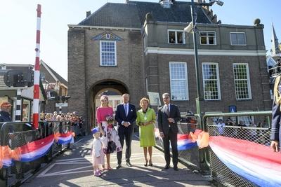 Royal Couple pays regional visit to Lopikerwaard and Vijfheerenlanden, Montfoort, The Netherlands-stock-photo