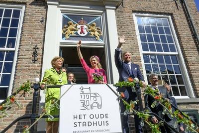 Royal Couple pays regional visit to Lopikerwaard and Vijfheerenlanden, Montfoort, The Netherlands-stock-photo