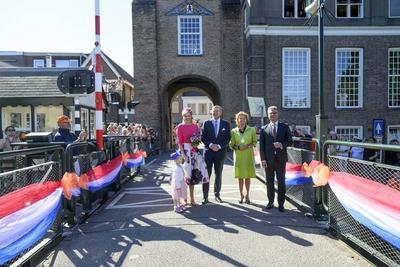 Royal Couple pays regional visit to Lopikerwaard and Vijfheerenlanden, Montfoort, The Netherlands-stock-photo