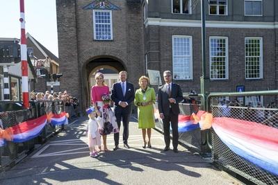 Royal Couple pays regional visit to Lopikerwaard and Vijfheerenlanden, Montfoort, The Netherlands-stock-photo