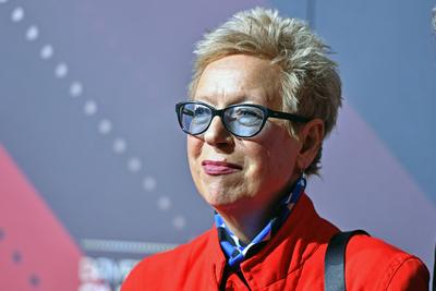 Doris DOERRIE (Regisseurin), Einzelbild,angeschnittenes Einzelmotiv,Portraet,Portrait,Portr?t. 41.Bayerischer Filmpreis-stock-photo