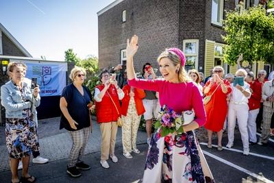 Royal Couple pays regional visit to Lopikerwaard and Vijfheerenlanden, Montfoort, The Netherlands-stock-photo
