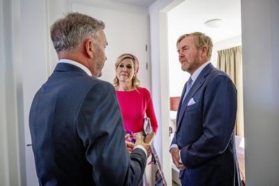 Royal Couple pays regional visit to Lopikerwaard and Vijfheerenlanden, Montfoort, The Netherlands-stock-photo