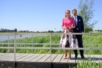 Royal Couple pays regional visit to Lopikerwaard and Vijfheerenlanden, Lopik, The Netherlands-stock-foto