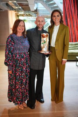 Kate Middleton at the British Fashion Council in London-stock-photo
