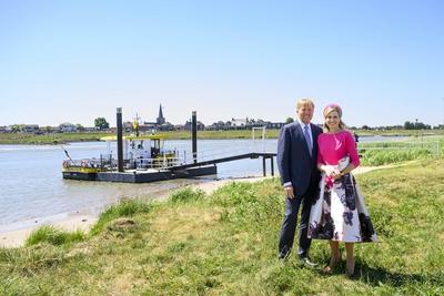 Royal Couple pays regional visit to Lopikerwaard and Vijfheerenlanden, Lopik, The Netherlands-stock-photo