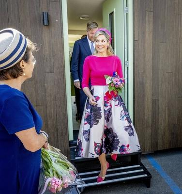 Royal Couple pays regional visit to Lopikerwaard and Vijfheerenlanden, Montfoort, The Netherlands-stock-photo
