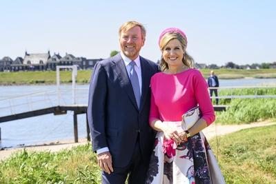 Royal Couple pays regional visit to Lopikerwaard and Vijfheerenlanden, Lopik, The Netherlands-stock-photo