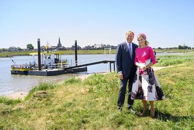 Royal Couple pays regional visit to Lopikerwaard and Vijfheerenlanden, Lopik, The Netherlands-stock-photo