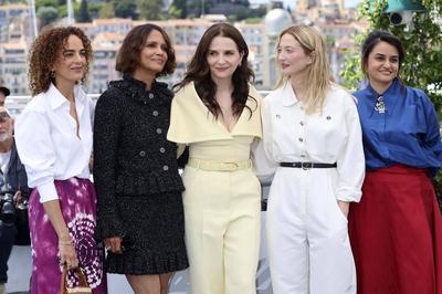 Leiila Slimani, Halle Berry, Juliette Binoche, Alba Rohrwacher, Payal Kapadia-stock-foto