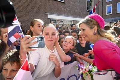 Royal Couple pays regional visit to Lopikerwaard and Vijfheerenlanden, Montfoort, The Netherlands-stock-photo