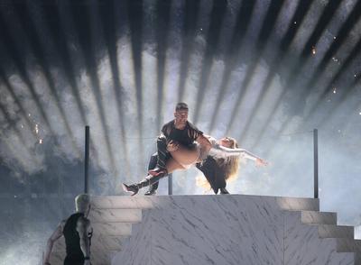 Live Music Show - Eurovision Song Contest 2025, First Semi-final-stock-photo