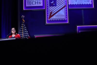 SelectUSA Investment Summit in National Harbour, Maryland near Washington, District of Columbia, USA, Washington Dc. 13 May 2025-stock-foto