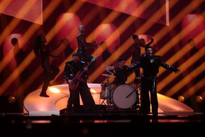 Live Music Show - Eurovision Song Contest 2025, First Semi-final-stock-photo