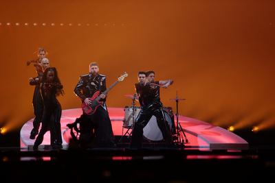 Live Music Show - Eurovision Song Contest 2025, First Semi-final-stock-photo