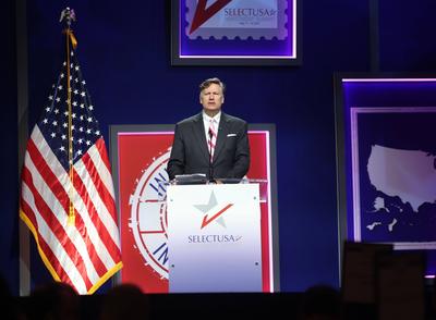 SelectUSA Investment Summit in National Harbour, Maryland near Washington, District of Columbia, USA, Washington Dc. 13 May 2025-stock-foto