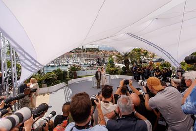 Cannes - Photocall zur Goldenen Ehrenpalme-stock-photo