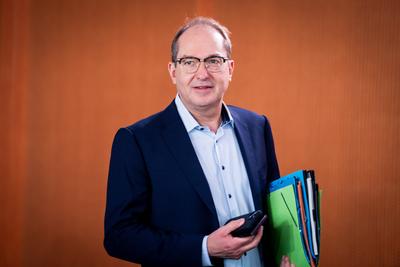 2. Sitzung des Bundeskabinett-stock-photo