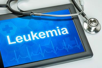 Tablet with the diagnosis Leukemia on the display-stock-foto