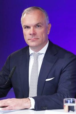 14.05.2025, Dr. Markus Talanow, Head of Group Communications Dussmann Group, auf der Jahrespressekonferenz der Dussmann-stock-photo