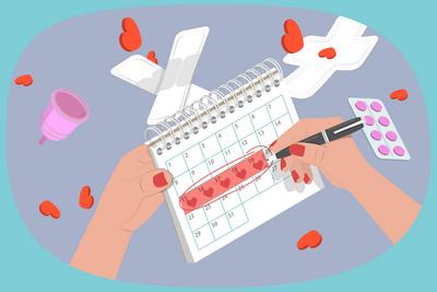 3D Isometrische flache Illustration der Menstruation , PMS Symptome und pr?menstruelles Syndrom Behandlung<br>Isometrische 3D-Flachdarstellung der Menstruation, PMS-Symptome und Behandlung des pr?menstruellen Syndroms-stock-foto