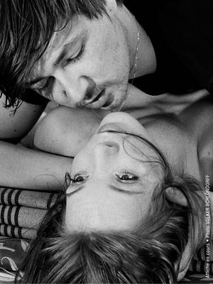 Baal (1970) - filmstill Rainer Werner Fassbinder, Margarethe von Trotta in Baal (1970) - - - EDITORIAL USE ONLY Copyrigh-stock-foto