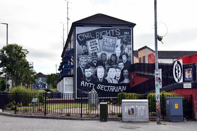 Irland, Derry, 07.07.2022 Als Blutsonntag oder auch Blutiger Sonntag wird ein Massaker an unbewaffneten Zivilisten am 30-stock-foto