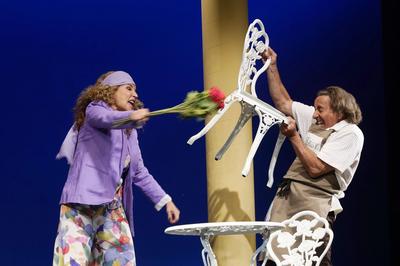 Caroline Beil, Dieter Landuris-stock-foto