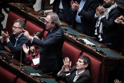Rome, Question Time with the Prime Minister.-stock-photo