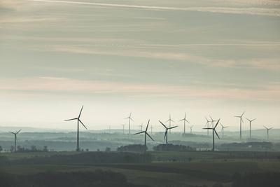 Windkraftanlagen in Sachsen 29.12.2019, Sachsen, GER - Windkraftanlagen in Sachsen, Sachsen Deutschland, DEU Windkrafta-stock-foto
