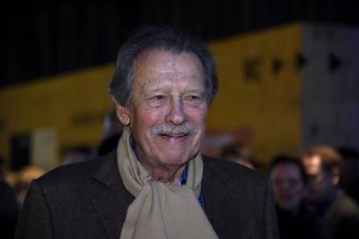 Der Verleger Alfred Neven DuMont am 19 01 2015 in K?ln zu einer Lesung im Rahmen des internationalen-stock-foto