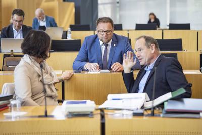 Plenum Thueringer Landtag-stock-foto