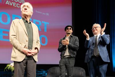 78eme Festival International du Film de Cannes. Masterclass avec Robert de Niro-stock-photo