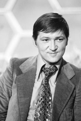 DALLI DALLI Rainer Werner Fassbinder in der Quizshow Dalli Dalli 70er *** DALLI DALLI Rainer W-stock-foto