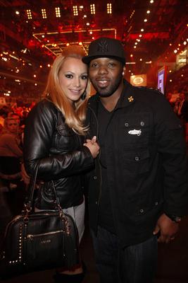 Radost Bokel mit Ehemann Tyler Woods / Das gro?e Prosieben Promiboxen am 31. M?rz 2012 im Castello D?sseldorf / *** Rado-stock-foto