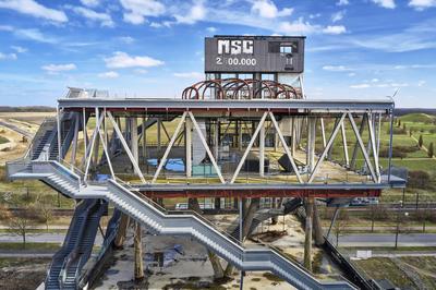 Der Holl?ndische Pavillon im Expo-Park. Hannover-Laatzen, 14.03.2020 *** The Dutch Pavilion in the Expo Park Hannover La-stock-foto