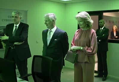 Royal Visit To The Province Of Luxembourg-stock-foto