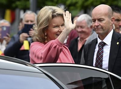 Royal Visit To The Province Of Luxembourg-stock-foto