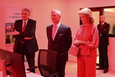 Royal Visit To The Province Of Luxembourg-stock-foto