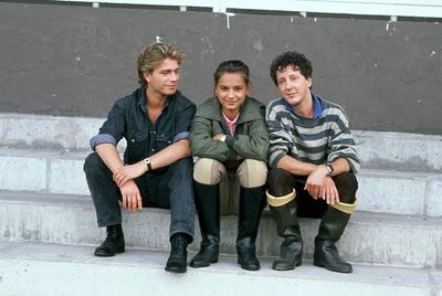Bildnummer: 57394846  Datum: 01.05.1998  Copyright: imago/Horst GaluschkaDie Schauspieler Zacharias Preen, Radost Bokel, Santiago Ziesmer posieren bei einem Fototermin zu der ZDF Serie Rivalen der Rennbahn im Jahre 1998 People Kultur Entertainment Shooting xns x0x 1998 quer Rivalen der Rennbahn Zachrias Preen Santiago Ziesmer Radost Bokel Schauspieler Gruppe Gruppenbild  57394846 Date 01 05 1998 Copyright Imago Horst Galuschka the Actor Zacharias Preen Radost Bokel Santiago Ziesmer pose at a Photo call to the ZDF Series Rivals the Racecourse in Years 1998 Celebrities Culture Entertainment Shooting xns x0x 1998 horizontal Rivals the Racecourse  Preen Santiago Ziesmer Radost Bokel Actor Group Group photo-stock-photo